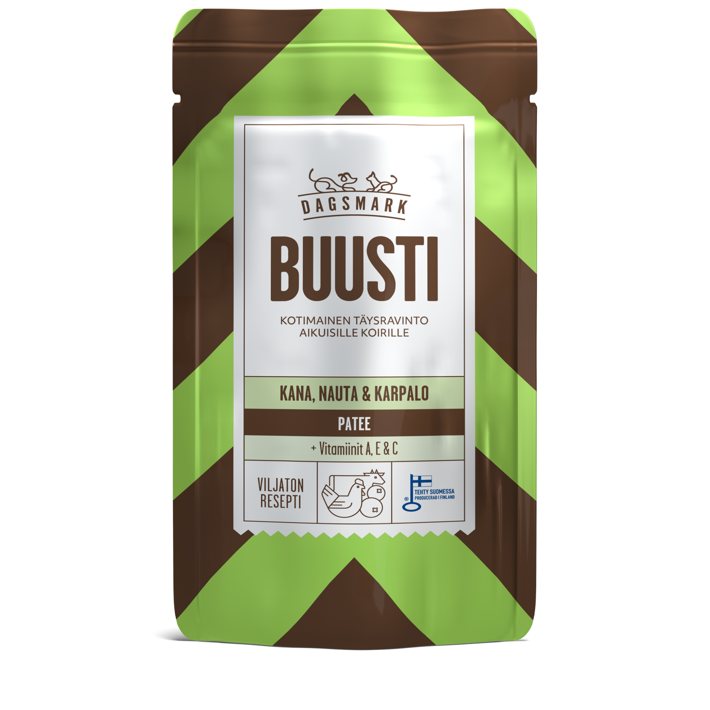 Dagsmark BUUSTI kana-nauta-karpalo patee koiralle