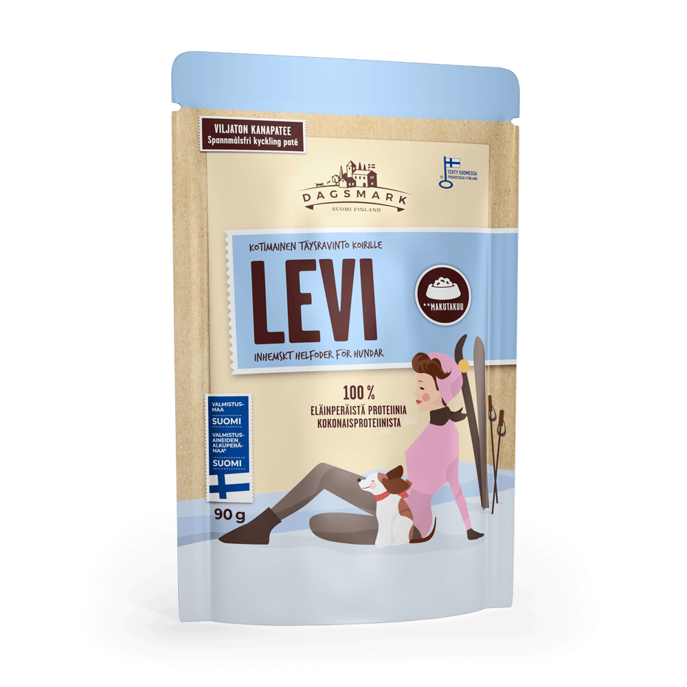 Tuotekehityserä LEVI viljaton kanapatee 90 g x 15