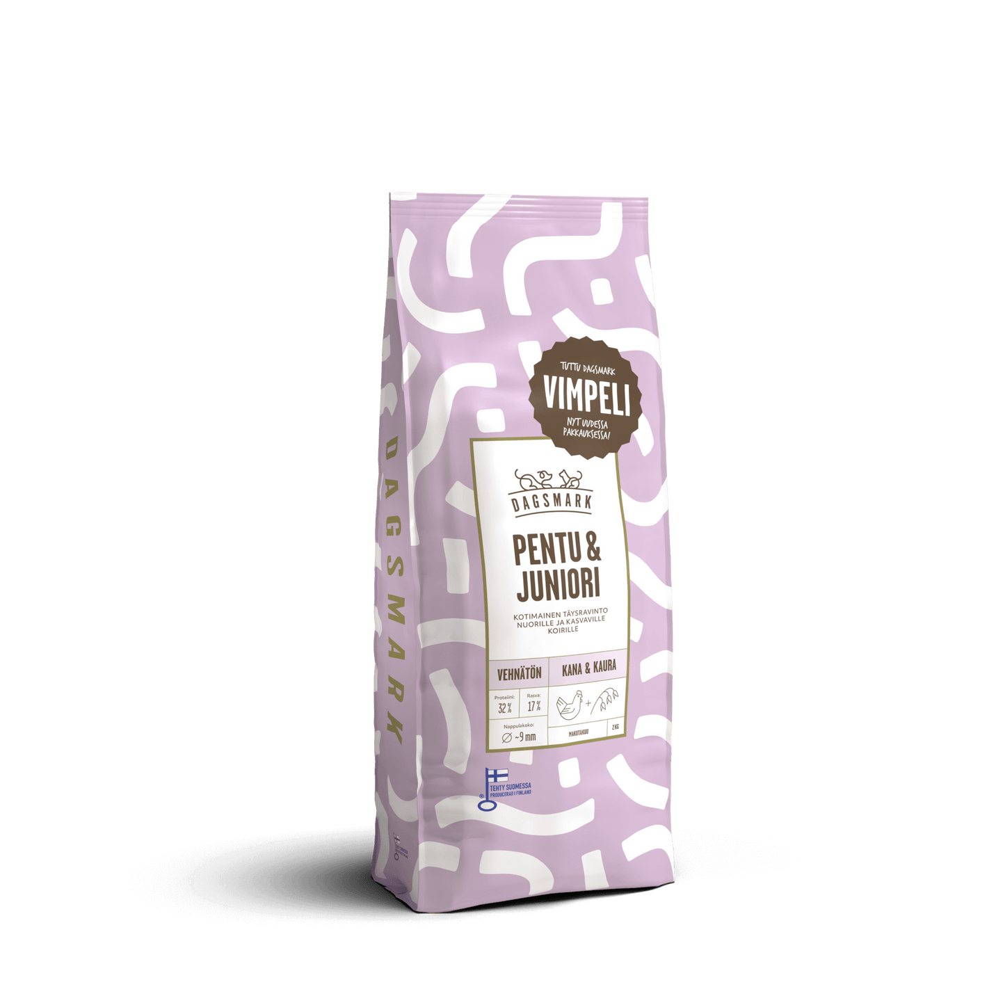 Dagsmark PENTU & JUNIORI 2 kg koiran kuivaruoka