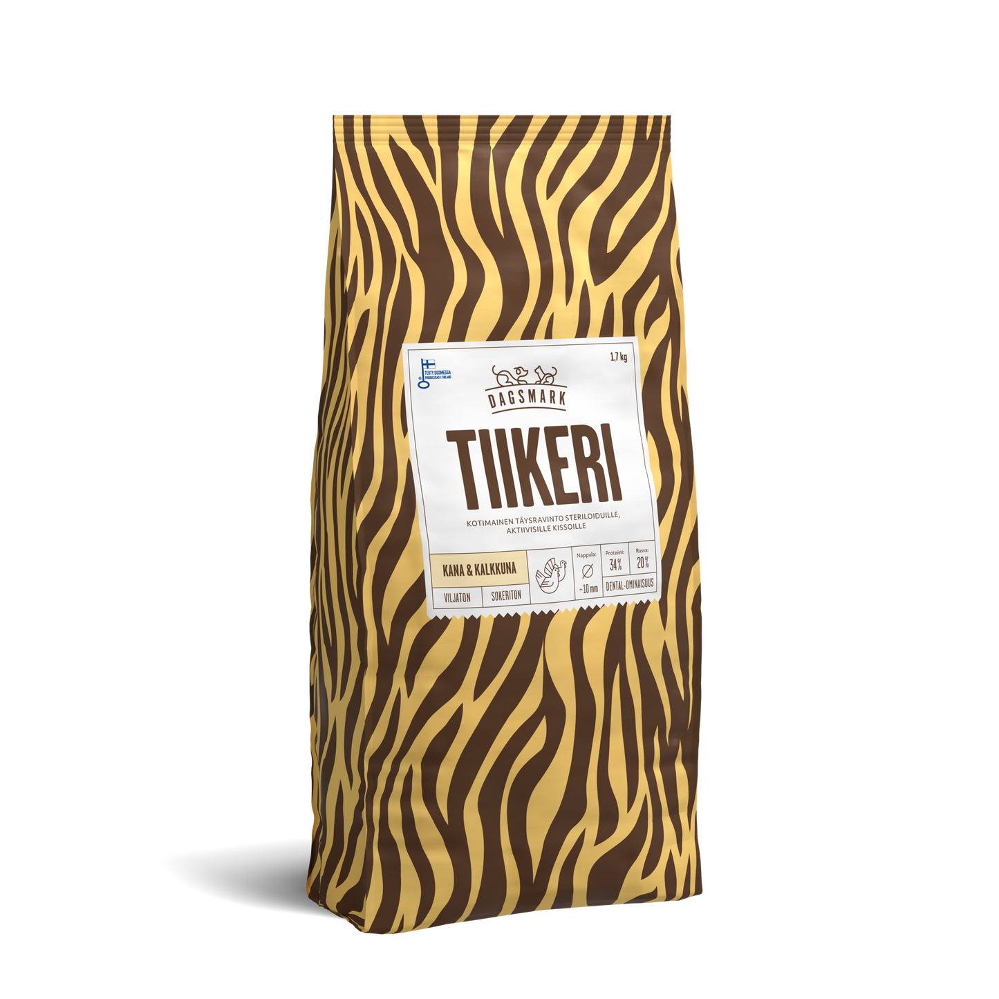 Dagsmark TIIKERI kissan kuivaruoka 10,2 kg säästölaatikko