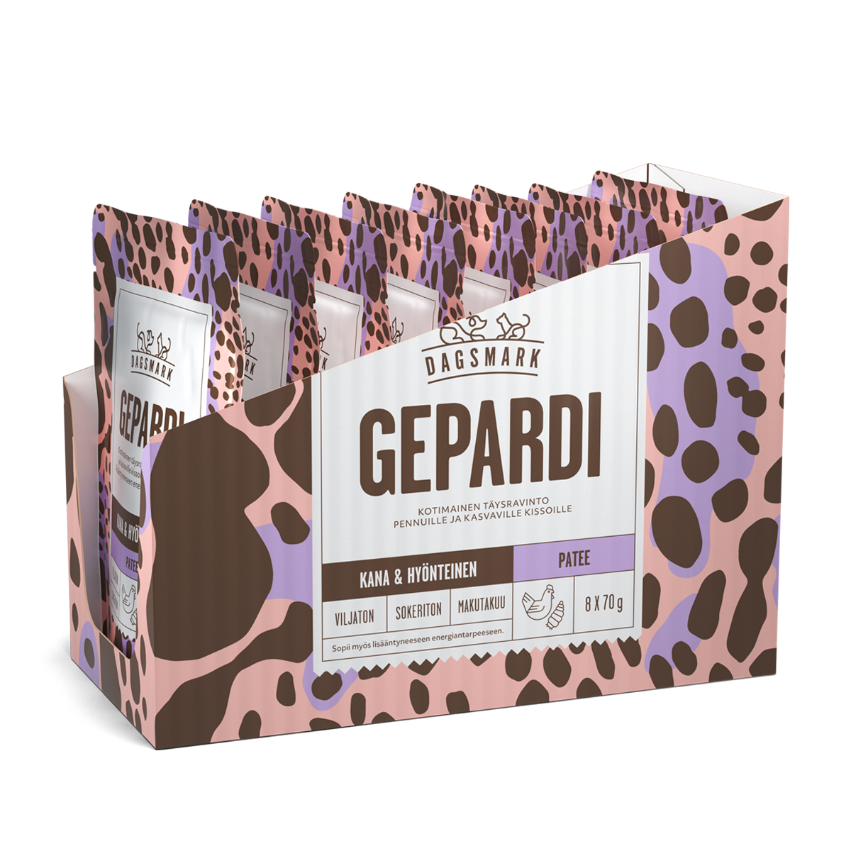 GEPARDI Patee kissanpennuille mopipakkaus