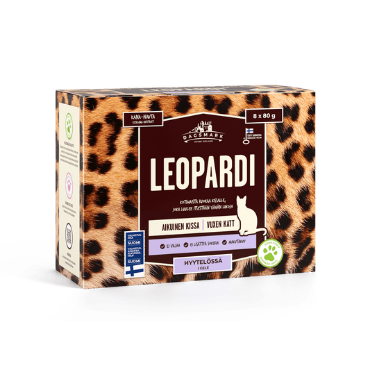 Dagsmark LEOPARDI kanaa ja nautaa hyytelössä