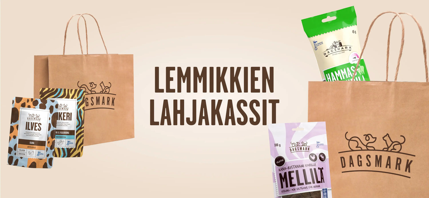 Dagsmarkin lahjat lemmikeille