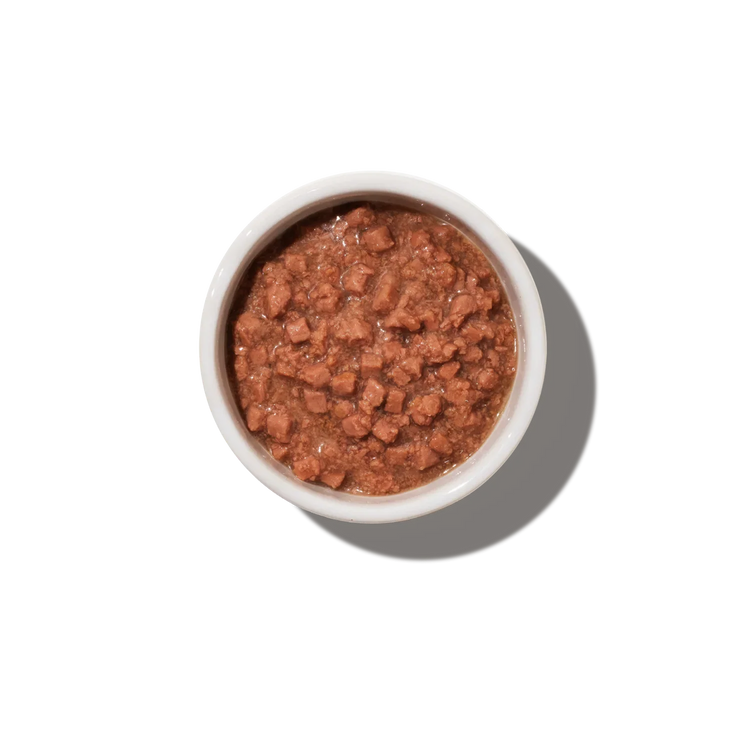 Kissan märkäruoat kastikkeessa