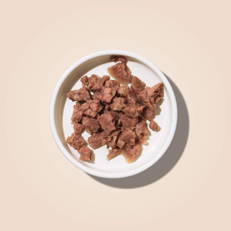 Kissan märkäruoat pateena