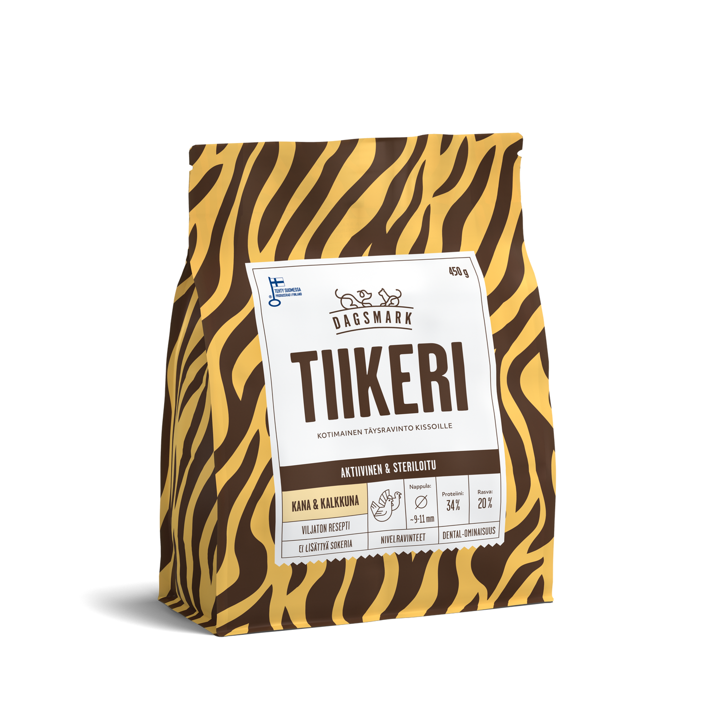 Dagsmark TIIKERI kissan kuivaruoka kana-kalkkuna