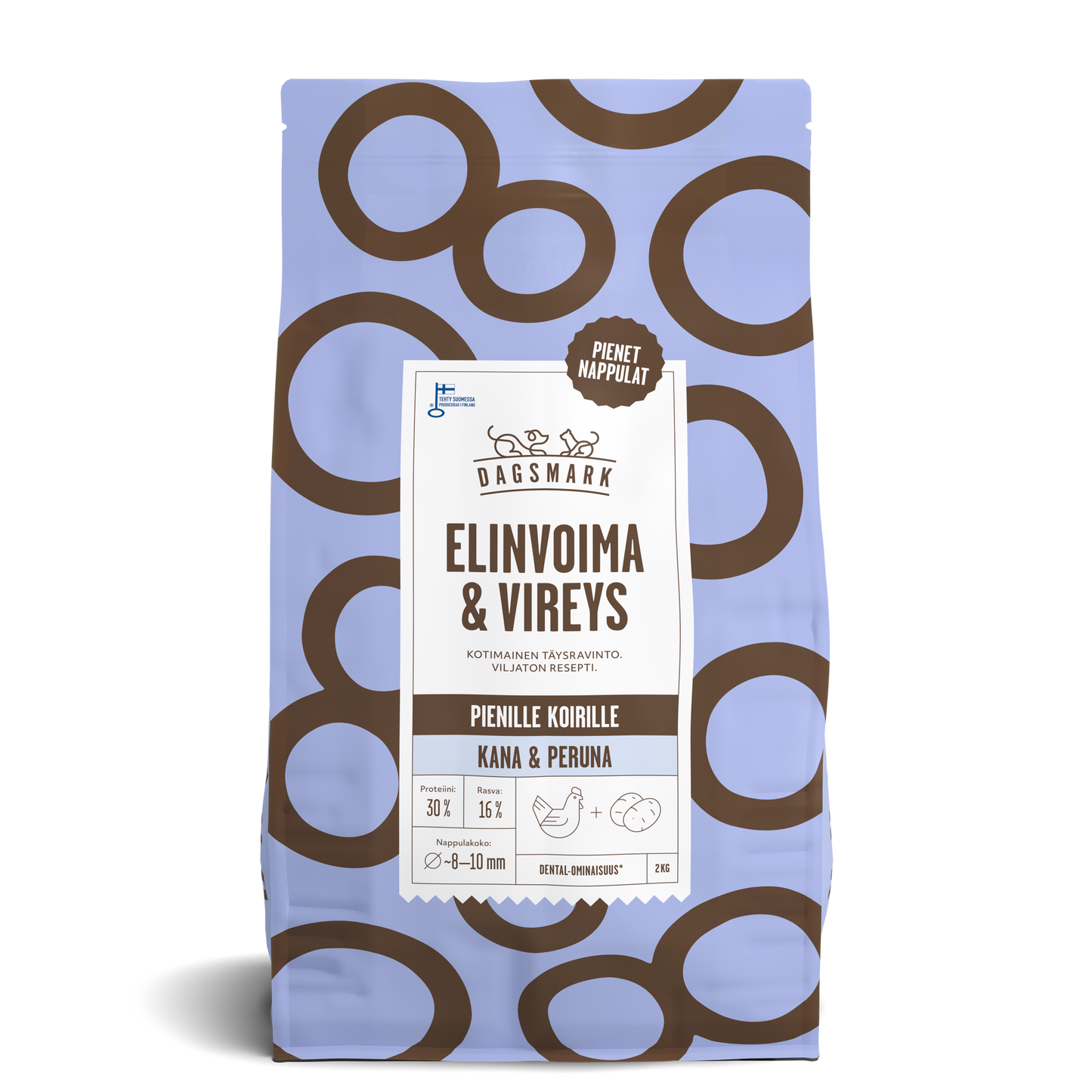 UUSI Dagsmark ELINVOIMA & VIREYS viljaton kana-peruna 2 kg