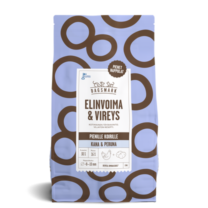 UUSI Dagsmark ELINVOIMA & VIREYS viljaton kana-peruna 2 kg