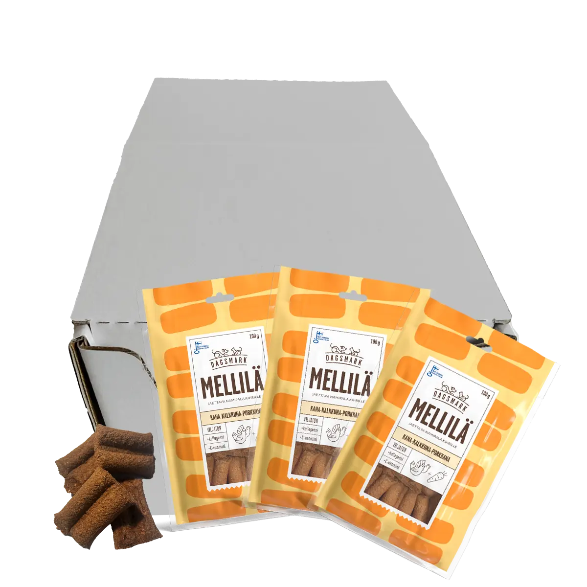 MELLILÄ kana-kalkkuna-porkkananami säästölaatikko