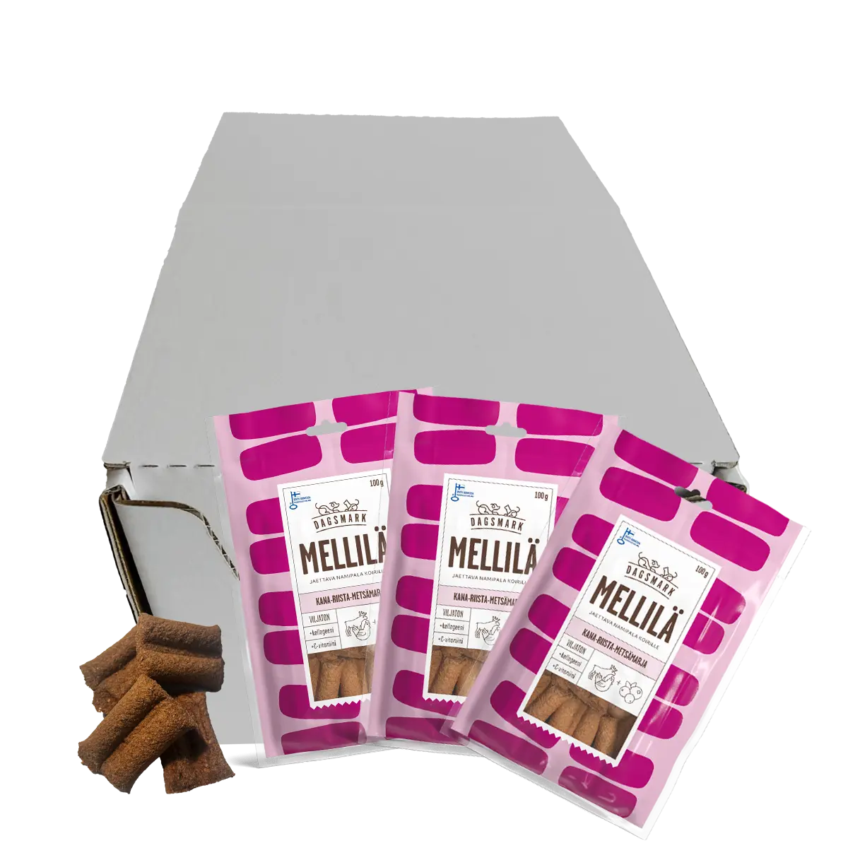 MELLILÄ kana-riista-metsämarjanami säästölaatikko