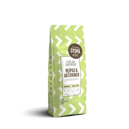 Dagsmark REIPAS & AKTIIVINEN vehnätön kana-kaura koiran kuivaruoka