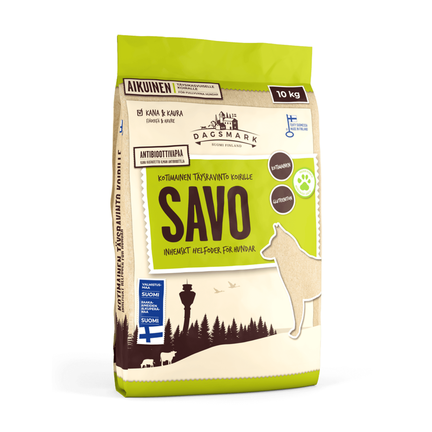 Dagsmark SAVO koiran kuivaruoka 10 kg II-laatu