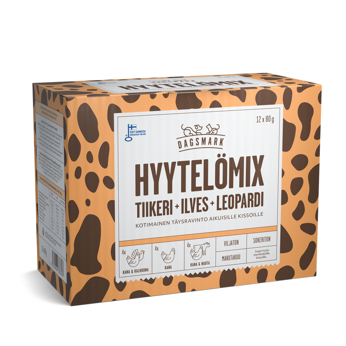 Dagsmark Hyytelömix kissoille 12 x 80 g UUSI