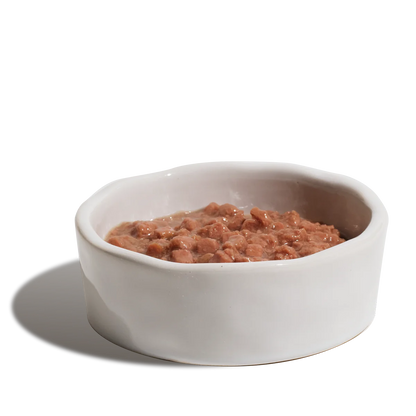 Kissan märkäruokaa kulhossa