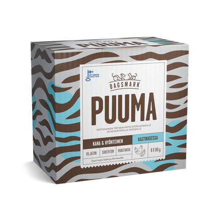PUUMA kissan märkäruoka Kana-hyönteinen Kastikkeessa monipakkaus
